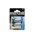 Pila maxell alcalina 15v tipo d lr20 blister de 2 unidades