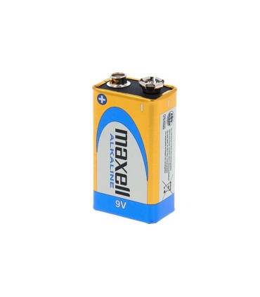 Pila maxell alcalina 9v lr09 blister de 1 unidad