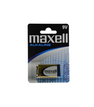 Pila maxell alcalina 9v lr09 blister de 1 unidad