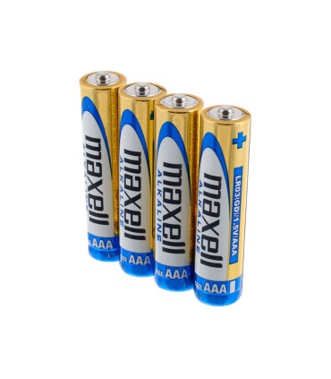 Pila maxell alcalina 15 v tipo aaa lr03 blister de 4 unidades