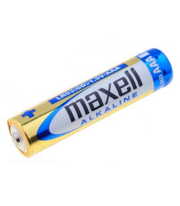 Pila maxell alcalina 15 v tipo aaa lr03 blister de 4 unidades