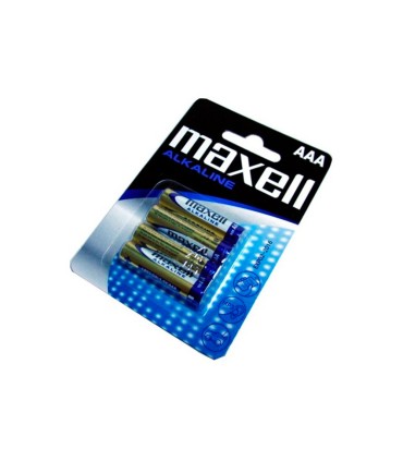 Pila maxell alcalina 15 v tipo aaa lr03 blister de 4 unidades