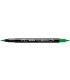 Rotulador lyra aqua brush acuarelable doble punta fina y pincel verde