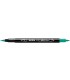 Rotulador lyra aqua brush acuarelable doble punta fina y pincel verde noche