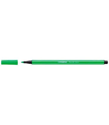 Rotulador stabilo acuarelable pen 68 verde neon 1 mm