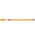 Rotulador stabilo acuarelable pen 68 naranja neon 1 mm