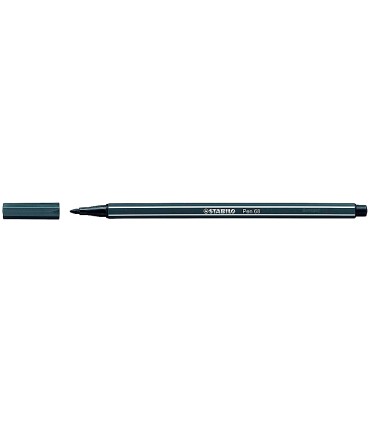 Rotulador stabilo acuarelable pen 68 gris azulado intenso 1 mm