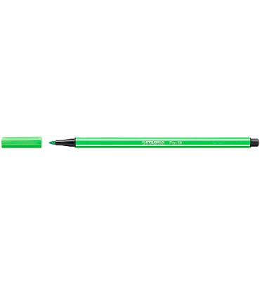 Rotulador stabilo acuarelable pen 68 esmeralda claro 1 mm