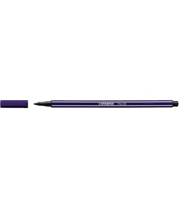 Rotulador stabilo acuarelable pen 68 azul prusia 1 mm