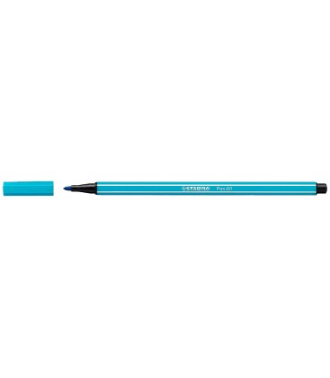 Rotulador stabilo acuarelable pen 68 azul cobalto 1 mm