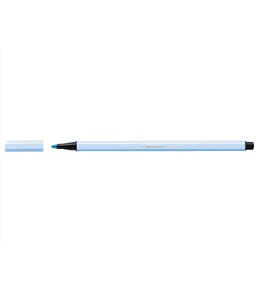 Rotulador stabilo acuarelable pen 68 azul claro 1 mm