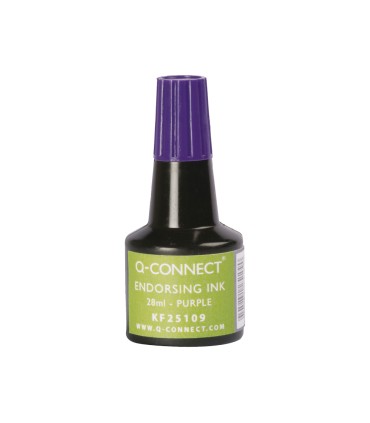 Tinta tampon q connect violeta bote 28 ml