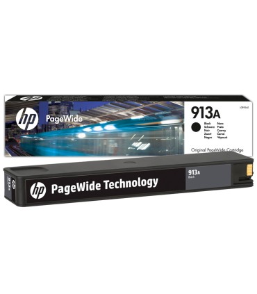 Ink jet hp 913a pagewide 352 mfp 377 p57750 p55250 452 477 552 negro 3500 pag