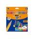 Lapices de colores bic evolution stripes caja de 24 colores surtidos