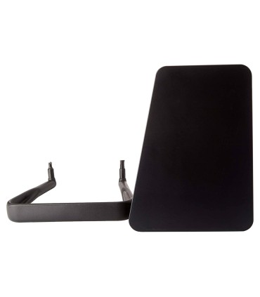 Pala escritura rocada derecha para silla confidente plegable pvc 34x20 cm color negro