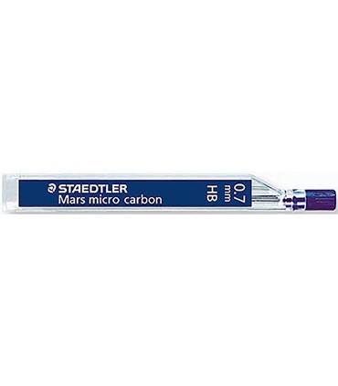 Minas staedtler mars micro grafito 07 mm h tubo con 12 unidades