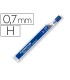 Minas staedtler mars micro grafito 07 mm h tubo con 12 unidades