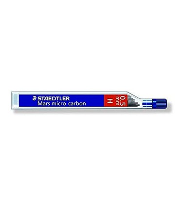 Minas staedtler mars micro grafito 05 mm h tubo con 12 unidades