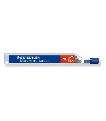 Minas staedtler mars micro grafito 05 mm b tubo con 12 unidades