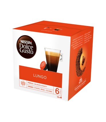 Cafe dolce gusto lungo caja monodosis de 16 unidades