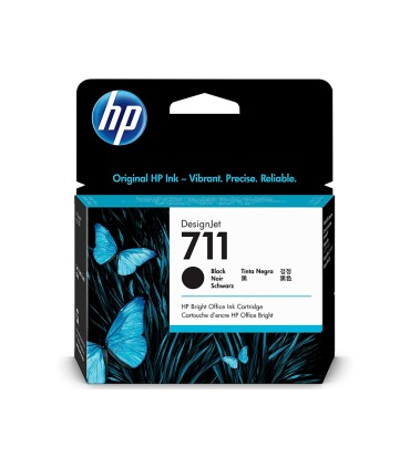 Ink jet hp n 711 designjet t120 t520 negro 80 ml