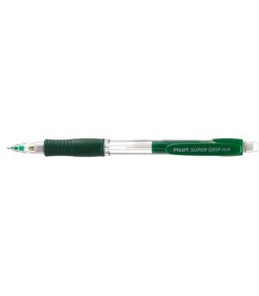 Portaminas pilot super grip verde 05 mm sujecion de caucho