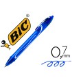 Boligrafo bic gelocity quick dry retractil tinta gel azul punta de 0,7 mm