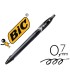 Boligrafo bic gelocity quick dry retractil tinta gel negro punta de 07 mm