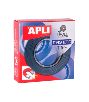 Cinta adhesiva apli magnetica 19mm x 1m