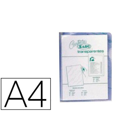 Carpeta dossier unero saro pvc din a4 280 mc transparente