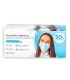 Mascarilla facial higienica desechable 3 capas con ajuste nasal filtracion 95 color azul