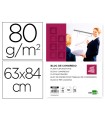 Bloc congreso liderpapel liso 630x840 mm 50 hojas 80g/m2