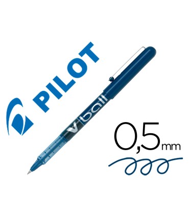 Rotulador pilot roller v ball azul 05 mm