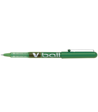 Rotulador pilot roller v ball verde 05 mm