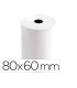 Rollo sumadora termico q connect 80 mm ancho x 60 mm diametro sin bisfenol a