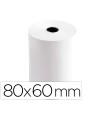 Rollo sumadora termico q-connect 80 mm ancho x 60 mm diametro sin bisfenol a