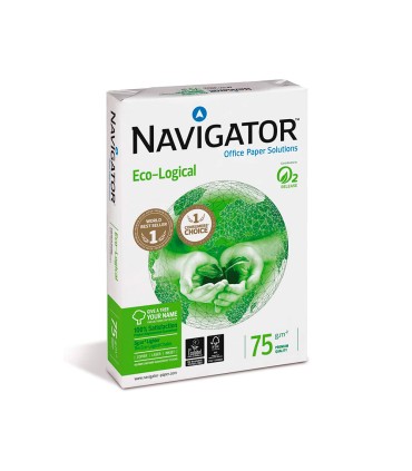 Papel fotocopiadora navigator eco logical din a4 75 gramos paquete de 500 hojas