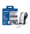 Cinta de papel continuo brother dk-22210 para impresoras ql -29mmx30,48mts-