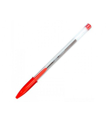 Boligrafo bic cristal original tinta roja unidad