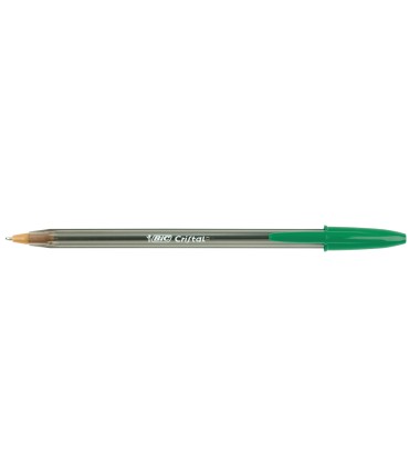 Boligrafo bic cristal original tinta verde unidad