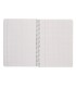 Cuaderno espiral liderpapel cuarto ecouse tapa cartulina kraft 80h papel reciclado 80 grcuadro 4mm