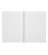 Cuaderno espiral liderpapel folio ecouse tapa cartulina kraft 80h papel reciclado 80 gr cuadro 4mm con margen