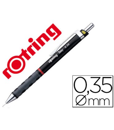 Portaminas rotring tikky 035 mm negro