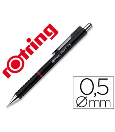 Portaminas rotring tikky 05 mm negro