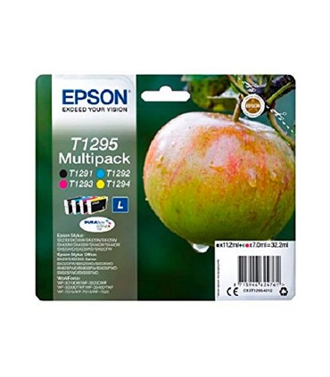 Ink jet epson t1295 sx420 525wd 620fw t12914240340440 pack multicolor