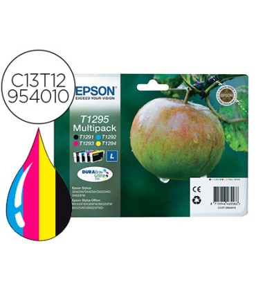 Ink jet epson t1295 sx420 525wd 620fw t12914240340440 pack multicolor