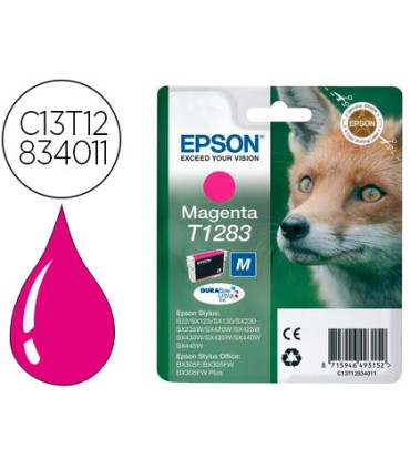 Ink jet epson t1283 stylus s22 sx125 magenta 170 pag 