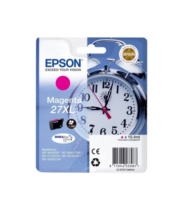 Ink jet epson 27xl t27134010 wf 3620 40 7110 7610 7620 magenta 1100 pag 