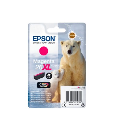 Ink jet epson 26xl xp600 605 700 800 magenta 700 pag