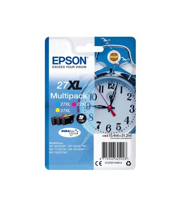 Ink jet epson 27xl wf3620 7110 7610 7620 pack multicolor